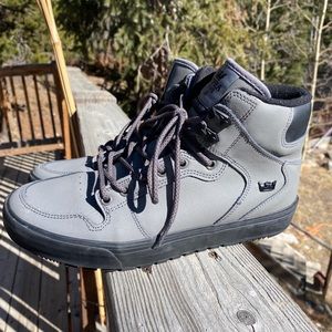 Supra Vaider Cold Weather Grey & Black Boots